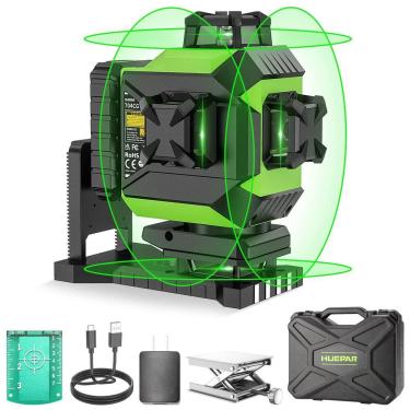 Imagem de Nível de laser Huepar 704CG 4x360 16 linhas Green Beam