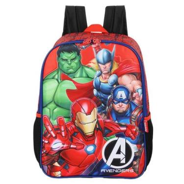 Imagem de Mochila G Escolar Alças Vingadores Is41561Ag Marvel - Luxcel