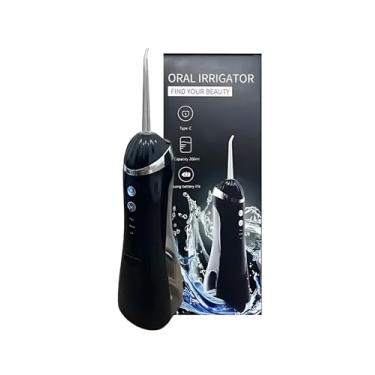 Imagem de Irrigador Oral Portátil com 4 Bicos e Cabo USB-C – Fio Dental Elétrico Recarregável com Jato de Água Dental, 3 Modos, Reservatório 200ml, para Higiene Bucal e Limpeza Interdental