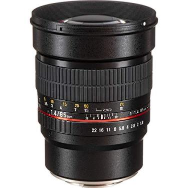 Imagem de Rokinon Lente fixa ultra larga 85M-FX 85mm F1.4 para câmeras Fujifilm X-Mount