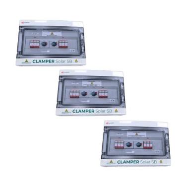 Imagem de Kit com 3 String Box 2E/2S 1040V 32A 2 Chaves - Clamper