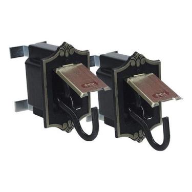 Imagem de Par Suporte De Embutir Gancho Para Rede Aliança ZLO Colonial - ALIANCA