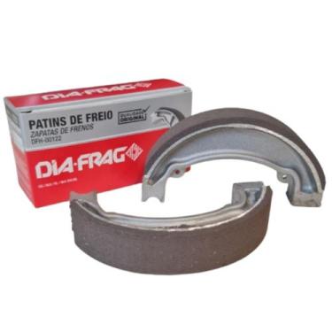 Imagem de Patim Lona de Freio Diafrag - CG 125 83-99 XLX 250r XLR 250 - Dianteir
