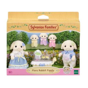 Imagem de Sylvanian Families Família Dos Coelhos Floral Epoch 5735, Sylvanian Fa
