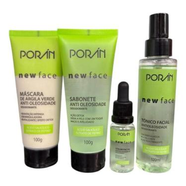 Imagem de Linha New Face Antioleosidade Ou Para Pele Com Manchas New Face Porán 
