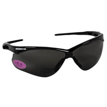 Imagem de KleenGuard Óculos de sol V60 Nemesis Vision Correction Safety (22519), Smoke Readers com + 2,5 dioptrias, armação preta, 6 pares/estojo