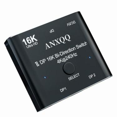 Imagem de Switch DisplayPort ANXQQ 16K 2 em 1 saída bidirecional