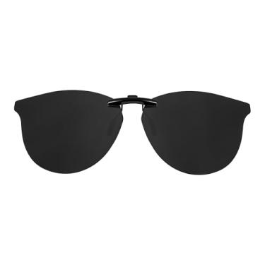 Imagem de Óculos de sol polarizados CLIP-ON para Ray-Ban RX7046 RB7046 Erika Round, Preto, 57 X 18