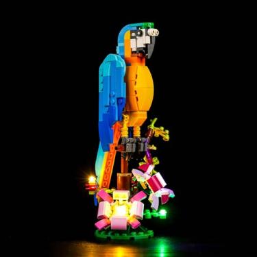 Imagem de Hilighting Upgraded Led Light Kit for Lego Creator 3 in 1 Exotic Parrot Building Set, Compatible with Lego 31136 (Model Not Included)