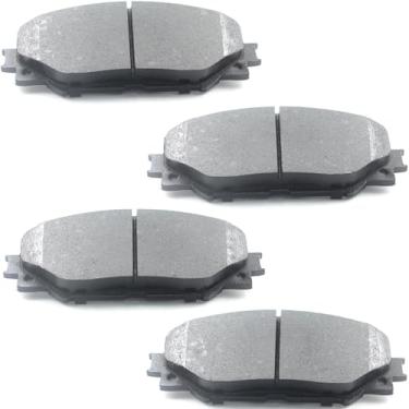 Imagem de GuuYebe Pastilhas de freio dianteiras de cerâmica, para Toyota 2009-2019 Corolla 2006-2018 RAV4 2012-2017 Prius V 2009-2014 Matrix, para Scion 2008-2015 xB xD, para Lexus 2010-2012 HS2500 h, para