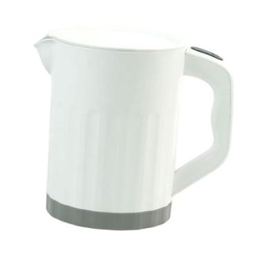 Imagem de Bothyi Batedor de ovos elétrico, lavador de arroz, batedeira de mão, utensílios de cozinha automáticos, tigela de mistura, batedeira de mesa para lavar, Branco