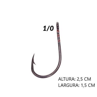 Imagem de Anzol pacu black aço carbono com 10 unidades - Maruri, 1 unidade
