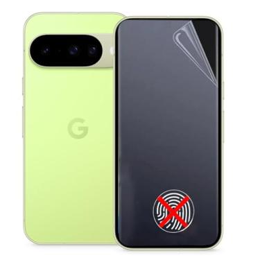 Imagem de TMahhbid 2 películas protetoras de tela de hidrogel fosco para Google Pixel 10/10 Pro/9/9 Pro, [antirreflexo e anti-impressões digitais] Película protetora de TPU flexível [sem vidro]