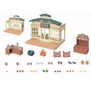 Imagem de Conjunto e Cenário - Sylvanian Families - Mini Mercado - Epoch