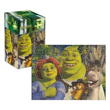 Imagem de AQUARIUS Shrek 500pc Puzzle (500 Piece Jigsaw Puzzle) - Glare Free - Precision Fit - Officially Licensed Shrek Merchandise & Collectibles - 14x19 Inches
