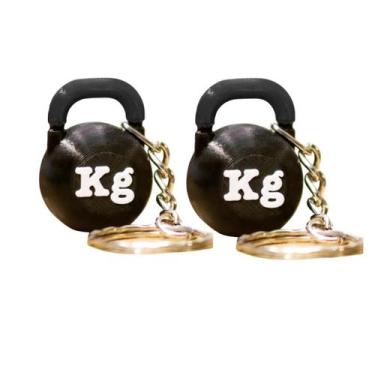 Imagem de Chaveiro Anilha de Academia  Estilo Fitness no Seu Dia - A1, 2 Chaveir