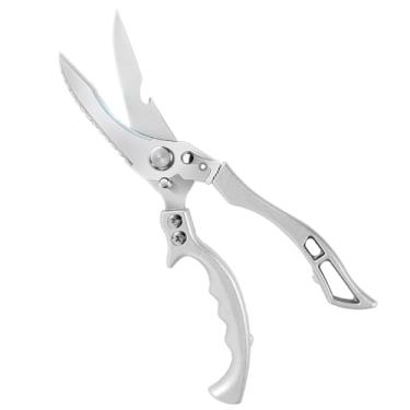 Imagem de SHUOGUO Tesouras de cozinha para todos os fins - tesouras de aves de capoeira, podem ser lavadas na lava-louças, tesoura de cozinha para alimentos, ossos de frango e peru