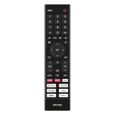 Imagem de ERF3Y80H Controle remoto substituto para Hisense VIDAA TV 50A53FUV 55A53FUV 65A53FUV 43A6GV 43A53FUV (sem comando de voz)