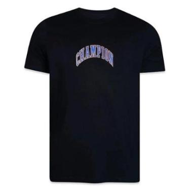 Imagem de Camiseta Champion Mc New York City Preto Masculino-Masculino