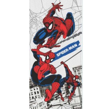 Imagem de Toalha Felpuda de Banho Estampada Spider Man 60 cm x 1,20 m 