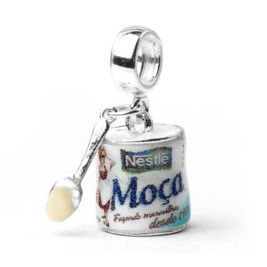 Imagem de Berloque Mundo Briller Leite Condensado Prata