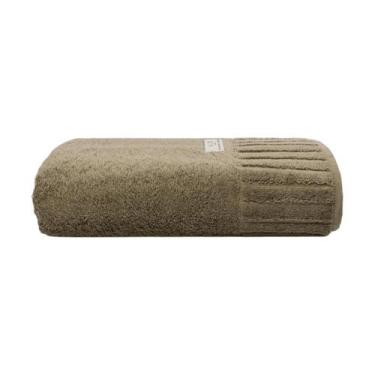 Imagem de Toalha de Rosto Premium Velour Camesa 100% Algodão, Bege Escuro