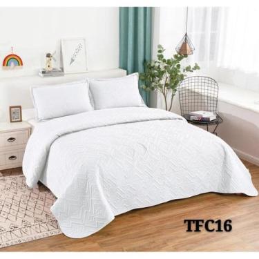 Imagem de Colcha de cama Summer King White Poliéster - Lightbek Official Store