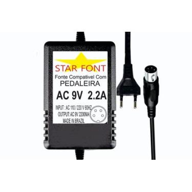 Imagem de Fonte AC 9V 2.2A para Pedal Pedaleira de Efeitos ROCKTRON - Starfont