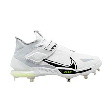 Imagem de Nike Force Zoom Trout 8 Elite tênis masculino de beisebol de metal, Branco | Preto, 12