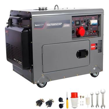 Imagem de Gerador Diesel Cabinado 418 cc 6,5 KVA 251-072 Trifásico TOYAMA