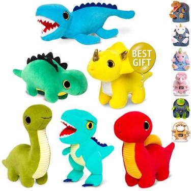 Imagem de Conjunto de bichos de pelúcia Naturally KIDS, brinquedos de dinossauro