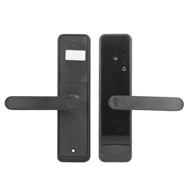 Imagem de Yunir Bloqueio Inteligente de Impressão Digital Com Controle de Aplicativo, Bloqueio de Entrada, Segurança Doméstica para Porta de Madeira, Design de Estrutura Integrada, Material de Liga de Alumínio