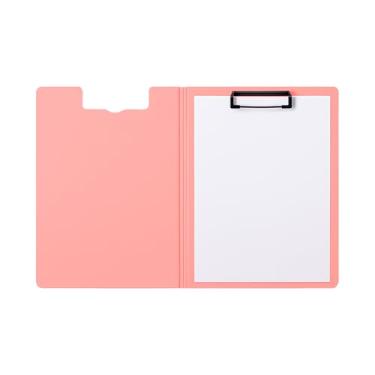 Imagem de Prancheta A4, Prancheta com Armazenamento, Pasta Organizadora de Documentos, 6 opções de cor (Rosa)