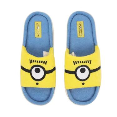 Imagem de Bioworld Minions Big Face Carl Pantufa masculina aberta, Minions Big Face Carl, Small