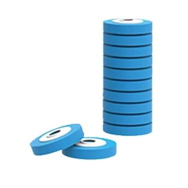 Imagem de Pastilhas Desinfetantes para Ralo, 8 Unidades, Discos de Limpeza Azuis Dissolúveis em Água para Banheiro e Cozinha