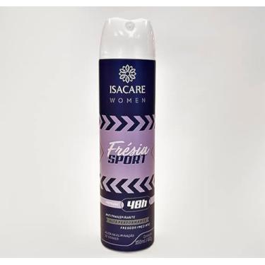 Imagem de Isacare Desodorante Aerossol Mulher Fresia Sport Preto/Roxo 150 Ml