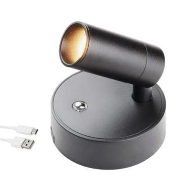 Imagem de Luminaria Arandela Parede Mesa Led Touch 3 Tons Ajustavel Decoraçao Il