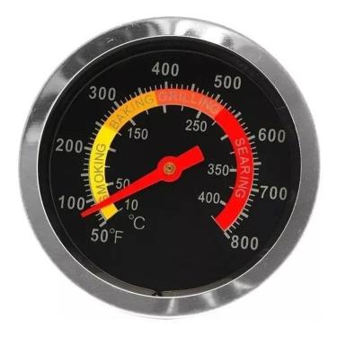 Imagem de 2X Termômetro Churrasqueira Bafo Forno Pizza Defumador Lenha
