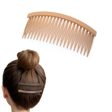 Imagem de Elegante conjunto de grampos de cabelo modelador de coque e coroa – Acessórios de cabelo de plástico antiderrapante para pentear cabelos normais e texturizados