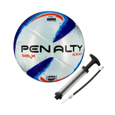 Imagem de Kit 01 Bola De Futsal Penalty Max 1000 XXIV Oficial CBFS Selo FIFA + 01 Bomba De Ar Penalty-Masculino