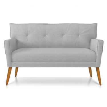 Imagem de Namoradeira Anitta Linho D'rossi A05 Cinza Claro