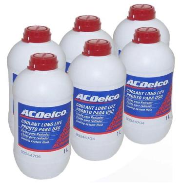 Imagem de 7 Aditivos Para Radiador Diluido Acdelco Vermelho Onix prisma agile as