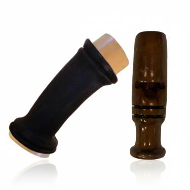 Imagem de Apito Inhambu Açu Modelo 03 + Apito Aracuã Com Fole