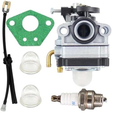 Imagem de hiSpkNix Carburador G20LS TR2350S compatível com RedMax CHT2200/2300 TR2301S TR2300S CHT2250 HT2200 CHT2301 CHT2300B/L aparador de corda, Kawasaki KBL23A HA023F-AS01 KBL23A HA023F-Cortador de escova