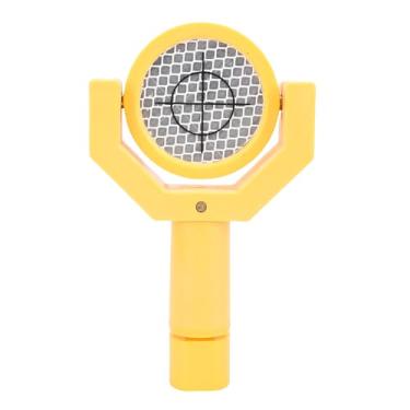 Imagem de Aqur2020 Prisma de Levantamento do Refletor da Estação Total, Folha de Alvo Reflexiva Com Corpo de Alumínio Fundido para Medições Precisas (Amarela)