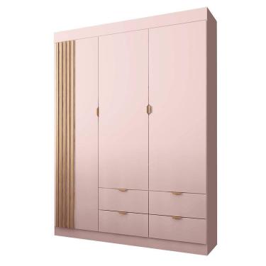 Imagem de Guarda Roupa Infantil Ayla 3 Portas e 4 Gavetas - Phoenix Baby