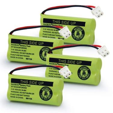 Imagem de Bateria de telefone sem fio BAOBIAN BT183342 2,4 V 400 mAh Ni-MH, paco