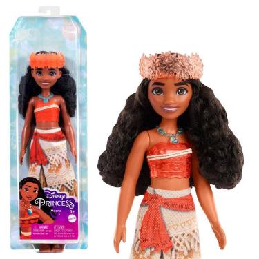 Imagem de Boneca fashion Mattel Disney Princess Moana com acessório