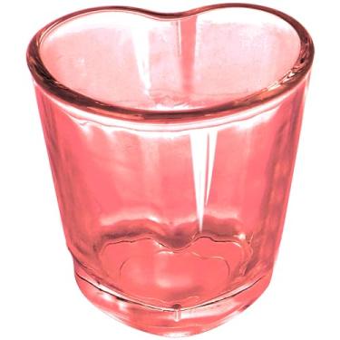 Imagem de Jogo de 6 copos para shot em vidro 45ml A5cm cor rosa
