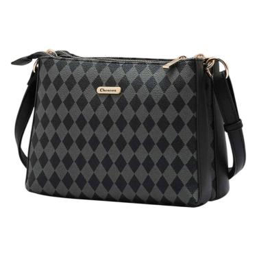 Imagem de Bolsa Feminina Transversal Geometrias Moderna Chenson